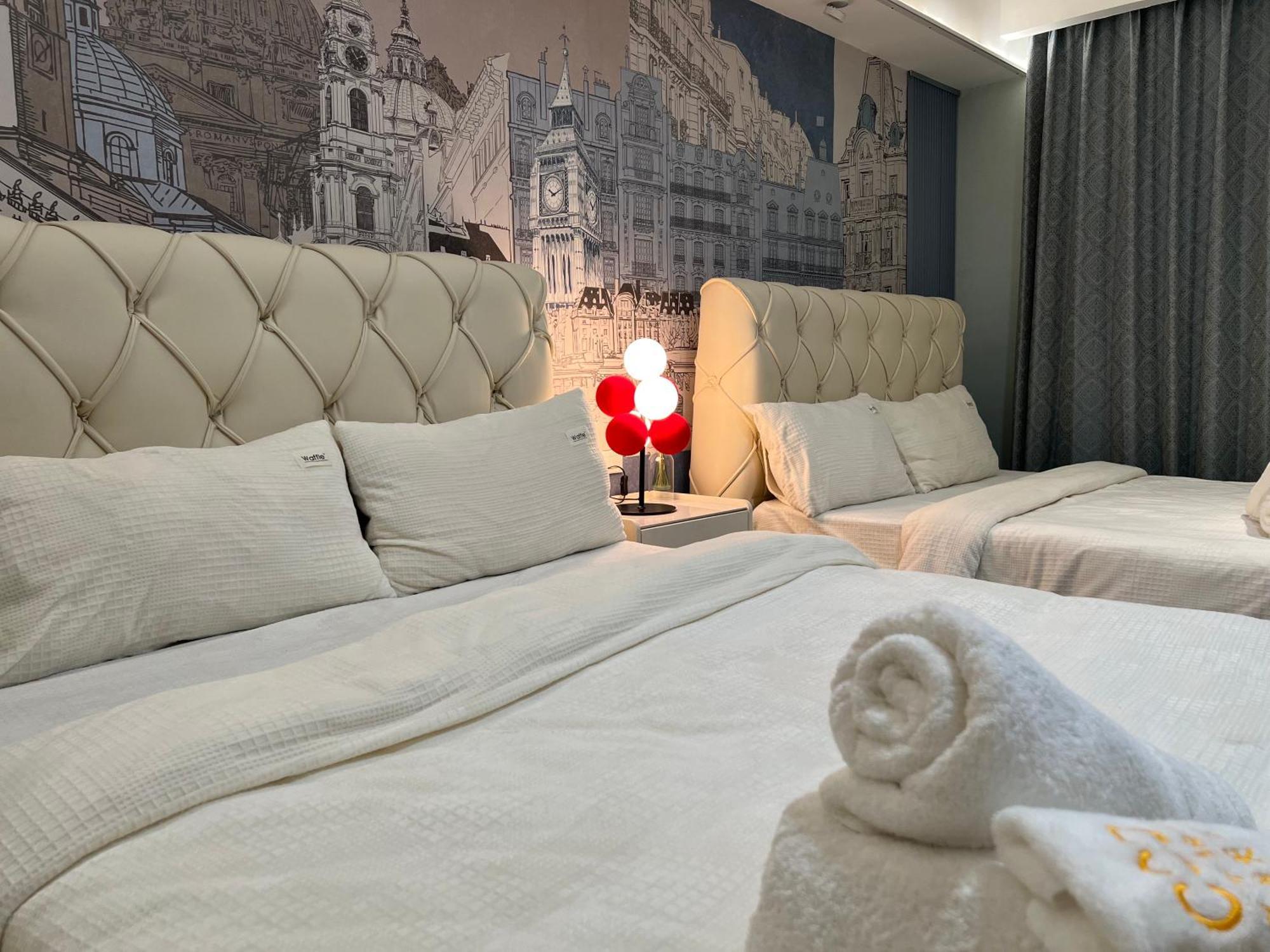 Luxurious European Style Penthouse Modern Apart Ment Cross City Of Dreams Okada Solaire Moa Airport Manila Eksteriør billede